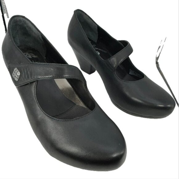 Dansko ladies Betty Leather Mary Jane Pumps 40 black heels 10-10.5 witch core - Picture 13 of 13